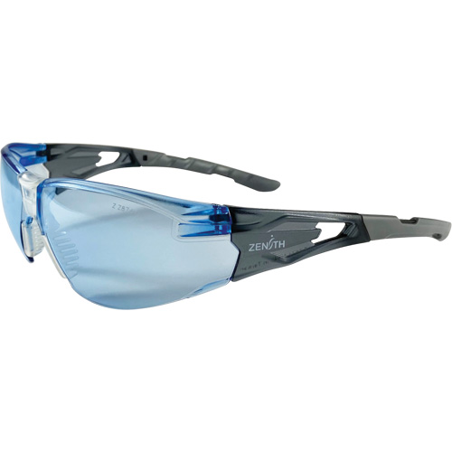 Lunettes de s&eacute;curit&eacute; s&eacute;rie Z2900, Lentille Bleu, Anti-&eacute;gratignures, ANSI Z87+/R&eacute;pond ou surpasse la norme CSA Z94.3 Maritime Industrial Rubber
