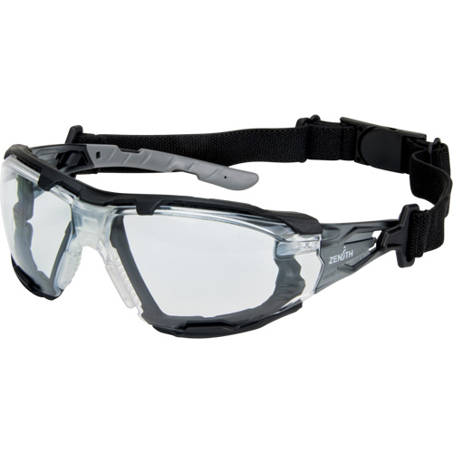 Z2900 Series Safety Glasses with Foam Gasket, Clear Lens, Anti-Scratch, ANSI Z87+/Meets/Exceeds CSA Z94.3 Maritime Industrial Rubber