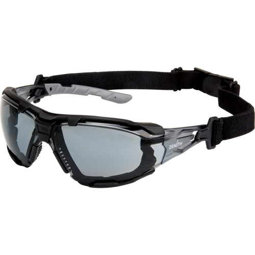 Lunettes de s&eacute;curit&eacute; s&eacute;rie Z2900 avec joint en mousse, Lentille Grise/fum&eacute;e, Anti-&eacute;gratignures, ANSI Z87+/R&eacute;pond ou surpasse la norme CSA Z94.3 Maritime Industrial Rubber