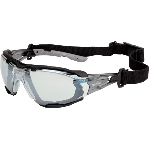 Lunettes de s&eacute;curit&eacute; s&eacute;rie Z2900 avec joint en mousse, Lentille Miroir int&eacute;rieur/ext&eacute;rieur, Anti-&eacute;gratignures, ANSI Z87+/R&eacute;pond ou surpasse la norme CSA Z94.3 Maritime Industrial Rubber