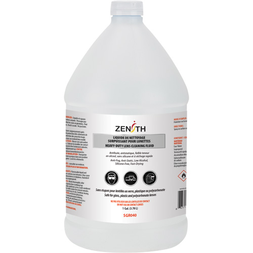 Anti-Fog Premium Lens Cleaner, 3.78 L Maritime Industrial Rubber