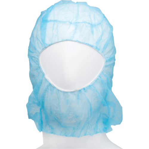 Disposable Hood, Polypropylene, Blue Maritime Industrial Rubber