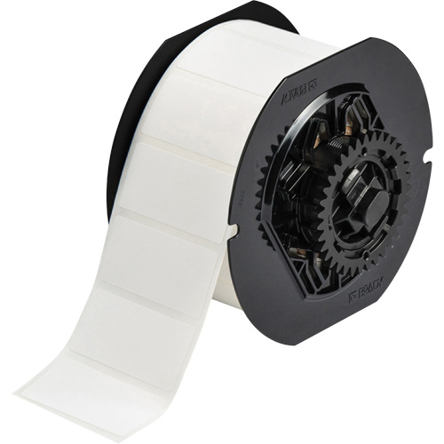 &eacute;tiquettes pour imprimante de s&eacute;rie B33, Papier, 2" lo x 1" h, Blanc Maritime Industrial Rubber