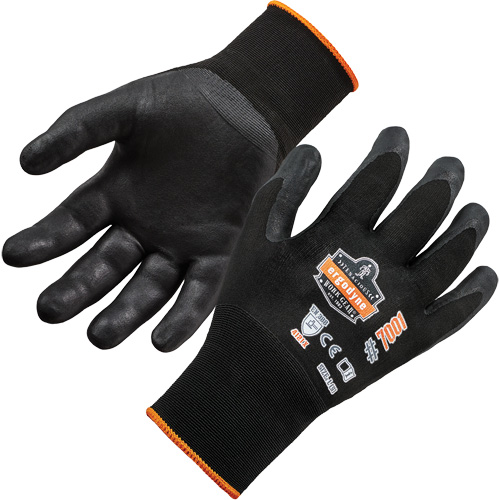 ProFlex&reg; DSX Dry Grip Coated Gloves, Small, Nitrile Coating, 18 Gauge, Nylon/Spandex Shell Maritime Industrial Rubber