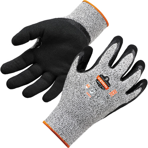 Gants ProFlex tr&egrave;s r&eacute;sistant aux coupures, Taille Petit, Calibre 13, Rev&ecirc;tement Nitrile, Enveloppe en PEHP, ASTM ANSI niveau A3 Maritime Industrial Rubber