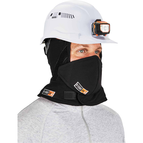 Doublure de casque de s&eacute;curit&eacute; d'hiver r&eacute;sistante au feu N-Ferno avec cache-bouche Maritime Industrial Rubber