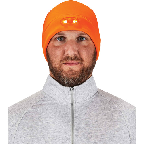 N-Ferno&reg; Skull Cap Beanie Hat with LED Lights, One Size, Black Maritime Industrial Rubber
