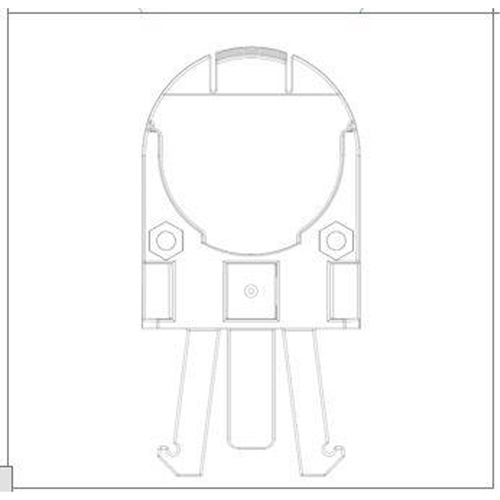 Adaptateur de casque de s&eacute;curit&eacute; pour serre-t&ecirc;tes VeriShield de Howard Leight Maritime Industrial Rubber