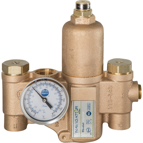 Navigator EFX20 Emergency Fixture Thermostatic Mixing Valve, 30 GPM Maritime Industrial Rubber
