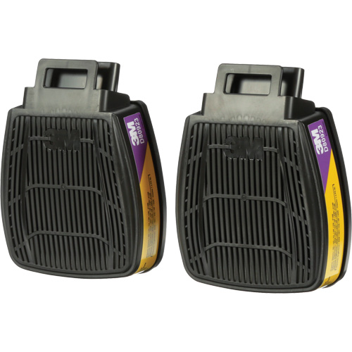 Cartouche & filtre pour respirateur Secure Click, Combinaison cartouche et filtre contre les particules pour gaz/vapeurs, Vapeurs organiques/Gaz acides/P100 Maritime Industrial Rubber