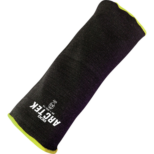 Manchon r&eacute;sistant aux coupures Arc Tek, Poly&eacute;thyl&egrave;ne/Acier, 10", ASTM ANSI niveau A5, Noir Maritime Industrial Rubber