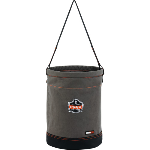 Arsenal&reg; 5930 Web Handle Hoist Bucket, Canvas, 12.5" Dia. x 17" H, 150 lbs. Load Rating Maritime Industrial Rubber
