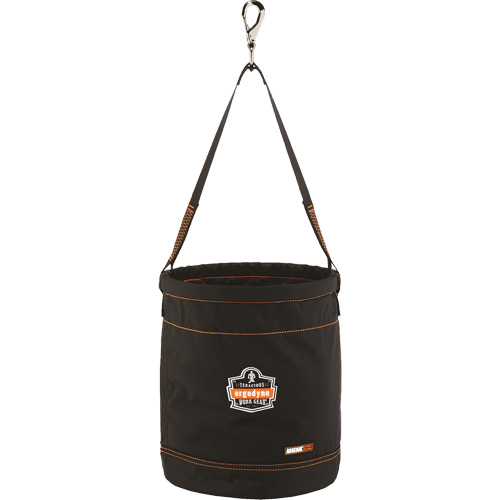 Seau de levage Arsenal 5970 &agrave; crochet pivotant, Nylon, 12,5" dia. x 15" h, Capacit&eacute; de charge 100 lb Maritime Industrial Rubber
