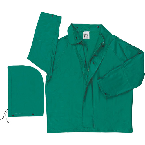 Imperm&eacute;able avec limite dinflammabilit&eacute; Dominator, Polyester/PVC, 3T-Grand, Vert Maritime Industrial Rubber