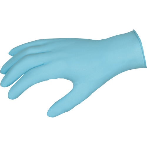 Gants jetables DuraShield, Grand, Nitrile, 3 mils, Sans poudre, Bleu Maritime Industrial Rubber