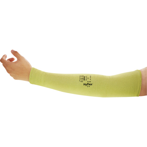 HyFlex&reg; Goldknit&reg; Cut Resistant Sleeve, Kevlar&reg;, 8", ASTM ANSI Level A3/EN 388 Level 3, Yellow Maritime Industrial Rubber