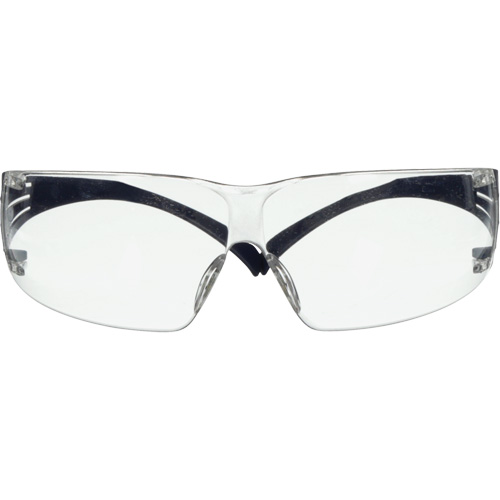 SecureFit 200 Series Safety Glasses, Clear Lens, Anti-Fog/Anti-Scratch, ANSI Z87+/Meets/Exceeds CSA Z94.3 Maritime Industrial Rubber