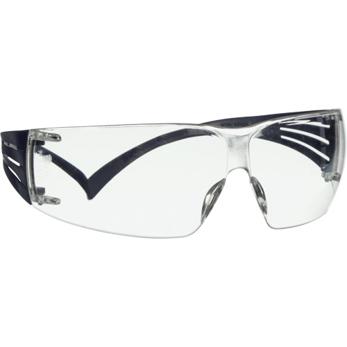 SecureFit 200 Series Safety Glasses, Clear Lens, Anti-Fog/Anti-Scratch, ANSI Z87+/Meets/Exceeds CSA Z94.3 Maritime Industrial Rubber