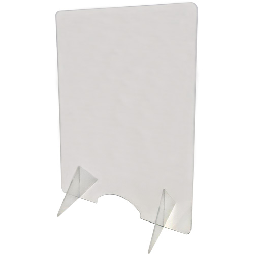 Barri&egrave;re de protection pour comptoir, 24" la x 32" h Maritime Industrial Rubber