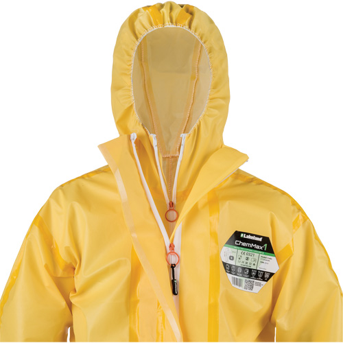 Combinaisons ChemMax 1, Poly&eacute;thyl&egrave;ne/Polypropyl&egrave;ne, 4T-Grand, Jaune Maritime Industrial Rubber