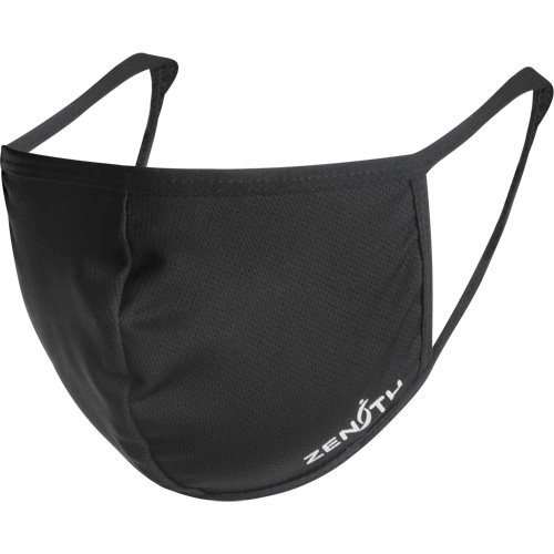 Masques r&eacute;utilisable &agrave; deux couches, Polyester, Noir Maritime Industrial Rubber