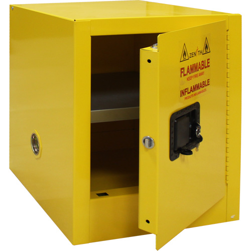 Flammable Storage Cabinet, 4 gal., 1 Door, 17" W x 22" H x 18" D Maritime Industrial Rubber