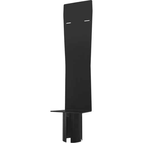 Porte-distributeur pour poteaux de barri&egrave;re pour le contr&ocirc;le des foules, Noir Maritime Industrial Rubber