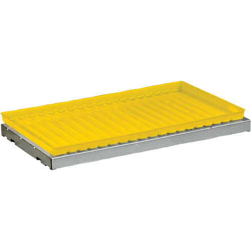 &eacute;tag&egrave;re SpillSlope avec plateau pour armoire de s&eacute;curit&eacute; Maritime Industrial Rubber