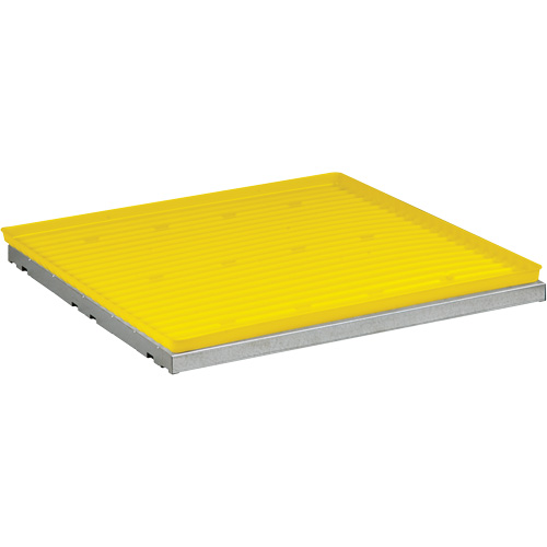&eacute;tag&egrave;re SpillSlope avec plateau pour armoire de s&eacute;curit&eacute; Maritime Industrial Rubber