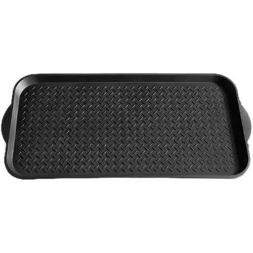 Boot Tray, Plastic, Black, 19" L x 39" W Maritime Industrial Rubber