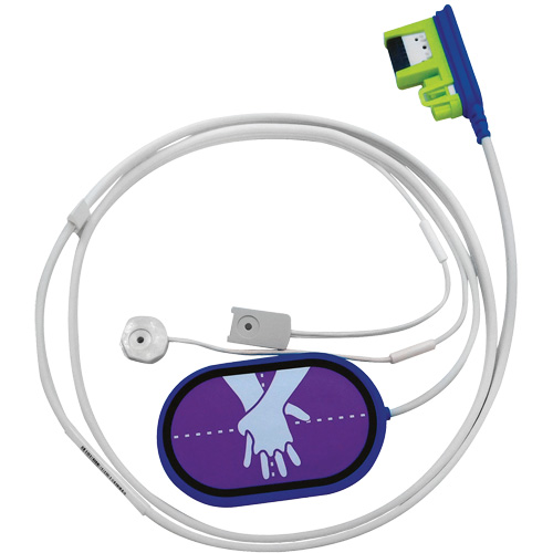 Trainer CPR Uni-Padz&reg; Electrode Training Harness, Zoll AED 3 For, Non-Medical Maritime Industrial Rubber