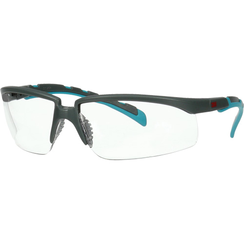 Solus 2000 Series Safety Glasses, Clear Lens, Anti-Fog/Anti-Scratch, ANSI Z87+ Maritime Industrial Rubber