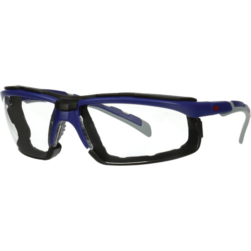 Solus 2000 Series Safety Glasses, Clear Lens, Anti-Fog/Anti-Scratch, ANSI Z87+ Maritime Industrial Rubber