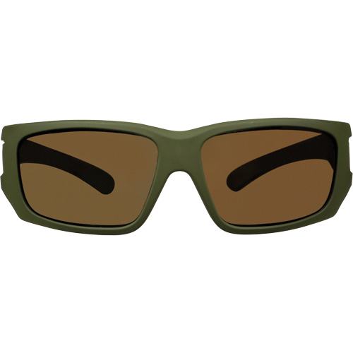 Lunettes de s&eacute;curit&eacute; de la s&eacute;rie Maxim Elite 1000, Lentille Brun, Antibu&eacute;e/Anti-&eacute;gratignures, R&eacute;pond ou surpasse la norme CSA Z94.3 Maritime Industrial Rubber