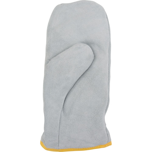 Mitaines dhiver en grain fendu doubl&eacute;es de boa, Taille Taille unique, Mitaine Maritime Industrial Rubber