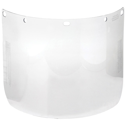 Dynamic Formed Faceshield, Copolyester/PETG, Clear Tint Maritime Industrial Rubber