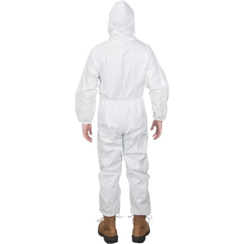 Combinaisons &agrave; capuchon de premi&egrave;re qualit&eacute;, Petit, Blanc, Microporeux Maritime Industrial Rubber