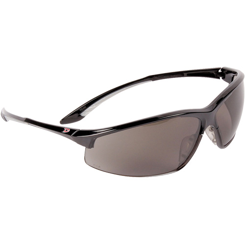 Dynamic Hummingbird Semi-Rimless Safety Glasses, Smoke Lens, Anti-Fog, ANSI Z87+/Meets/Exceeds CSA Z94.3 Maritime Industrial Rubber