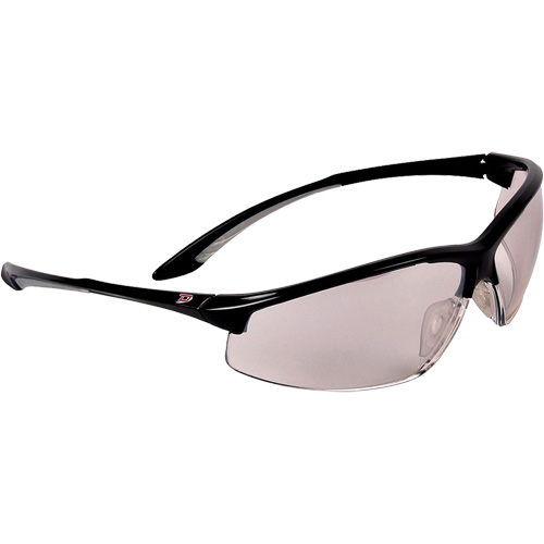 Dynamic Hummingbird Semi-Rimless Safety Glasses, Indoor/Outdoor Mirror Lens, Anti-Fog, ANSI Z87+/Meets/Exceeds CSA Z94.3 Maritime Industrial Rubber