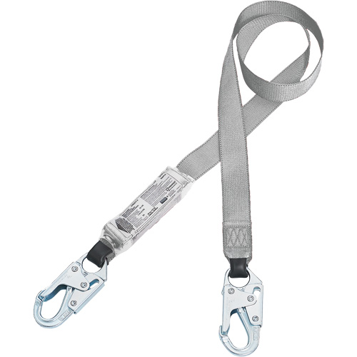 Dynamic Dyna-One Energy Absorber Lanyard, 1 Legs, 6', CSA Class B, Polyester Maritime Industrial Rubber