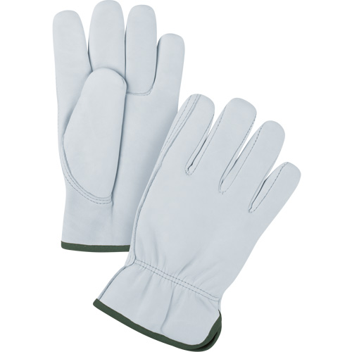Premium Driver's Gloves, Small, Grain Goatskin Palm Maritime Industrial Rubber