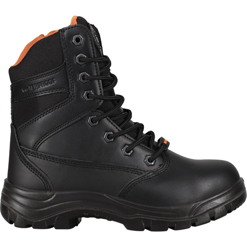 Safety Boots, Leather, Steel Toe, Size 6, Impermeable Maritime Industrial Rubber