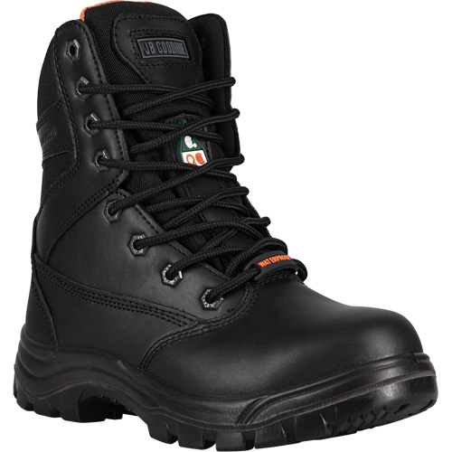 Safety Boots, Leather, Steel Toe, Size 6, Impermeable Maritime Industrial Rubber