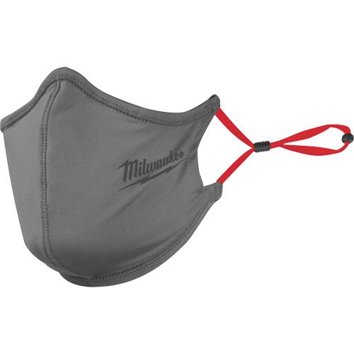 2-Layer Face Mask, Nylon/Polyester/Spandex, Grey Maritime Industrial Rubber