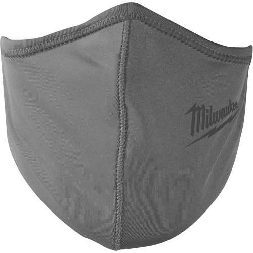 2-Layer Face Mask, Nylon/Polyester/Spandex, Grey Maritime Industrial Rubber