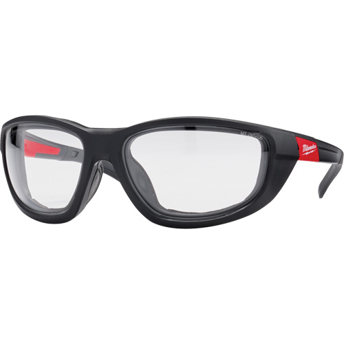 Performance Safety Glasses with Gasket, Clear Lens, Anti-Fog/Anti-Scratch, ANSI Z87+/Meets/Exceeds CSA Z94.3 Maritime Industrial Rubber