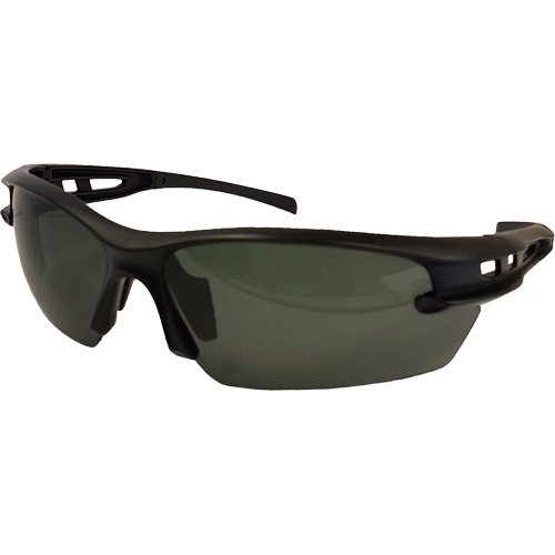 Lunettes de s&eacute;curit&eacute; Mango, Lentille Gris, Polaris&eacute;, R&eacute;pond ou surpasse la norme CSA Z94.3 Maritime Industrial Rubber