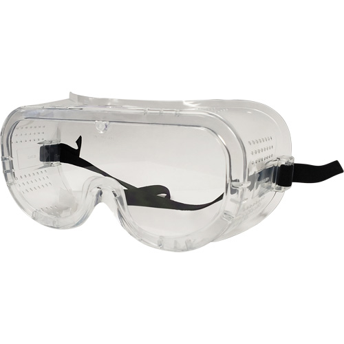 Safety-Flex Safety Goggles, Clear Lens, Anti-Fog, Direct Vent Maritime Industrial Rubber