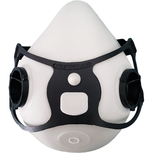 Respirateur &agrave; demi-masque Comfort-Air 400Nx sans soupape d'expiration, &eacute;lastom&egrave;re/Caoutchouc, Moyen/grand Maritime Industrial Rubber