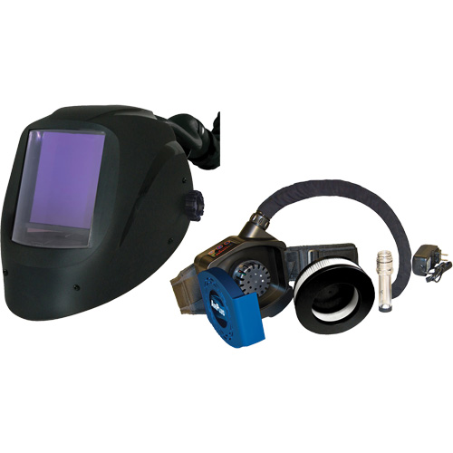 Ensemble APR motoris&eacute; ArcOne AirPlus avec Vision BFFVX, Masque de soudage Maritime Industrial Rubber